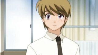 Boy Losing his Virginity at School Anime