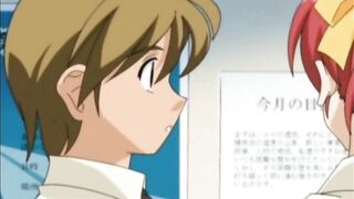 Boy Losing his Virginity at School Anime