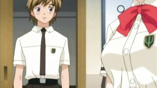 Boy Losing his Virginity at School Anime