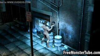 3D Cartwoman getting fucked hard by Wolverine