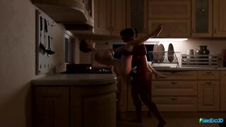 Futa Lovingly Fucks his Girlfriend (3D Hentai)