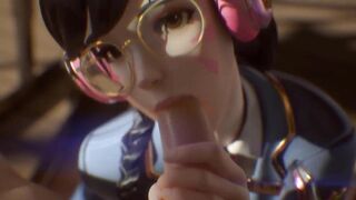 3D Compilation: Overwatch Dva Uncensored Hentai