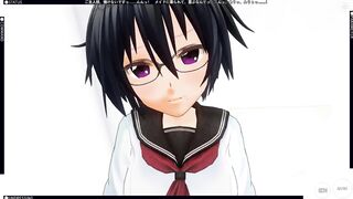 3D HENTAI POV Schoolgirl Rides your Cock and does AHEGAO