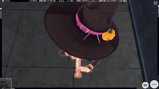 3D HENTAI POV Pumpkin Girl Jerking off your Cock