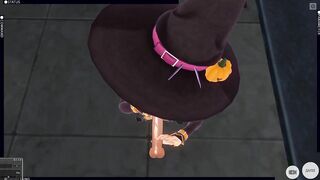 3D HENTAI POV Pumpkin Girl Jerking off your Cock