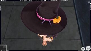 3D HENTAI POV Pumpkin Girl Jerking off your Cock