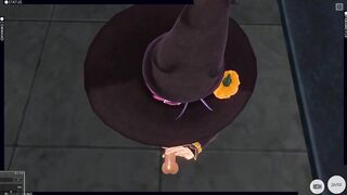 3D HENTAI POV Pumpkin Girl Jerking off your Cock