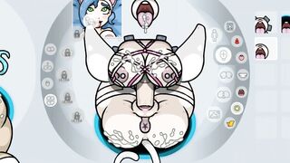 Fapwall [weird Hentai Game] Felicia from Darkstalker Takes 3 Dicks for 1 Pussy