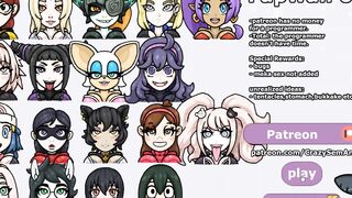 Fapwall [weird Hentai Game] Felicia from Darkstalker Takes 3 Dicks for 1 Pussy