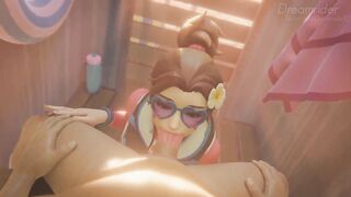 Waveracer D.Va Filming Blowjob
