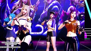 [MMD] GFRIEND - Glass Bead Ahri Akali Seraphine Kaisa Gwen Hot Kpop Dance 4K 60FPS