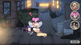 Cartoon. Girl Fights against Hooligans, but Lost | TheLewdKnight (part 11)