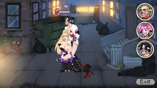 Cartoon. Girl Fights against Hooligans, but Lost | TheLewdKnight (part 11)