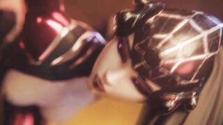 Widowmaker Anal Creampie