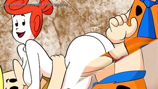 Uma Suruba em Família - HQ Pornô - Os Flintstones