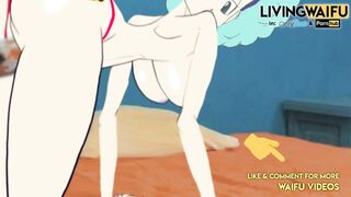 DRAGON BALL Z 2D Real Anime Waifu BULMA #1 Doggystyle Big Japanese Ass Booty MILF Cosplay Hentai