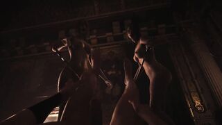 Resident Evil Village: Natural H Cup Tits BDSM Lady Dimitrescu - Ball Gag Bondage Special