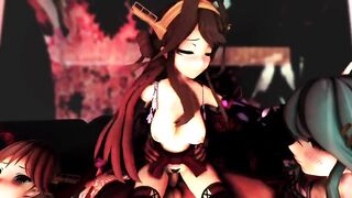 Mmd R18 Hot and Sexy Bitch Princess become Personal Slut of the People in the Kingdom
