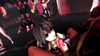 Mmd R18 Hot and Sexy Bitch Princess become Personal Slut of the People in the Kingdom