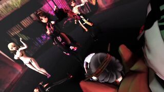 Mmd R18 Hot and Sexy Bitch Princess become Personal Slut of the People in the Kingdom