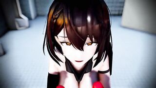 Mmd R18 Baltimore Azur Lane used Fuck in Public