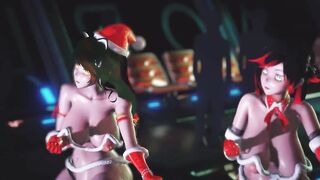 Mmd R18 Spongebob Square Pants Joint the Party with -ruby Weiss Blake Yang Pyrrha