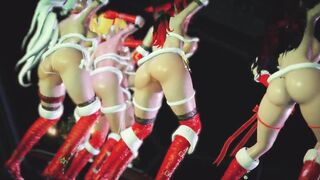 Mmd R18 Spongebob Square Pants Joint the Party with -ruby Weiss Blake Yang Pyrrha