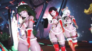Mmd R18 Spongebob Square Pants Joint the Party with -ruby Weiss Blake Yang Pyrrha
