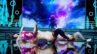 MMD BlackPink - Dont know what to do Nude Vers. Xayah Soraka Syndra 3D Erotic Dance
