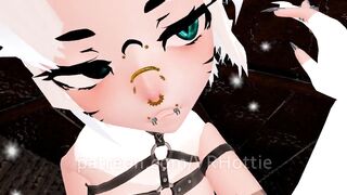 Bondage Strap Fox Girl Warms you up in Snowed in Cabin Sword Knife Play Hentai POV Lap Dance