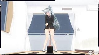 3D HENTAI Cute Masturbation and Cums