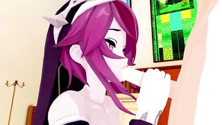 Rosaria Genshin Impact 3D HENTAI 3/12
