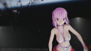 MMD SFW Pink Misaka - Donut Hole 1085