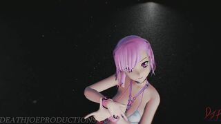 MMD SFW Pink Misaka - Donut Hole 1085