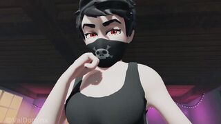 Giantess Val Mistakes you for Halloween Candy