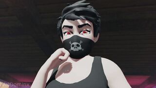 Giantess Val Mistakes you for Halloween Candy