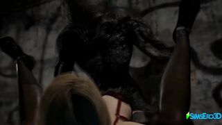 Monster in an Abandoned City (3D Hentai)