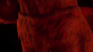 3D Demonic Minotaur Cumshots on Tribal Womans Face