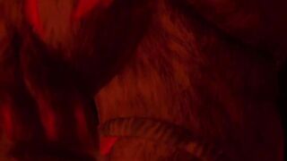 3D Demonic Minotaur Cumshots on Tribal Womans Face