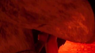 3D Demonic Minotaur Cumshots on Tribal Womans Face