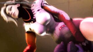 Futa Mercy x Widowmaker 7