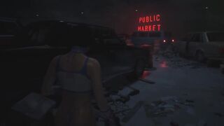 Girl with Huge Tits and Ass tries to Escape from a Monster with a Huge Cock | Porno Game 3d