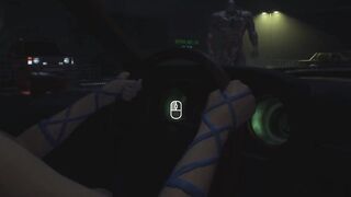 Girl with Huge Tits and Ass tries to Escape from a Monster with a Huge Cock | Porno Game 3d
