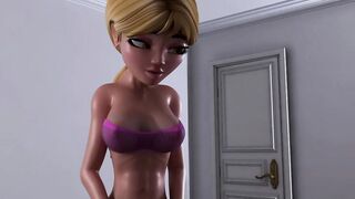 All my Roommate's Love 1 (Futanari, 3D, Hentai, Cartoon, Milf, Handjob)