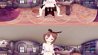 VR 360 Video Anime Ryza Ryza Atelier Face-to-face Sitting