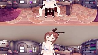 VR 360 Video Anime Ryza Ryza Atelier Face-to-face Sitting