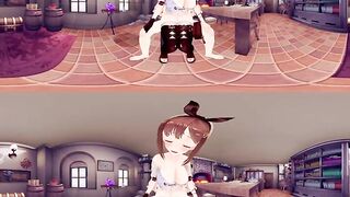 VR 360 Video Anime Ryza Ryza Atelier Face-to-face Sitting
