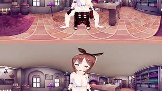 VR 360 Video Anime Ryza Ryza Atelier Face-to-face Sitting