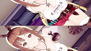 VR 360 Video Anime Ryza Ryza Atelier Face-to-face Sitting