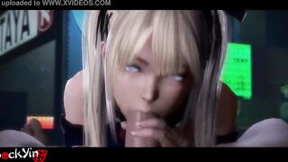 Marie Rose chupando pau duro [Hentai 3D]